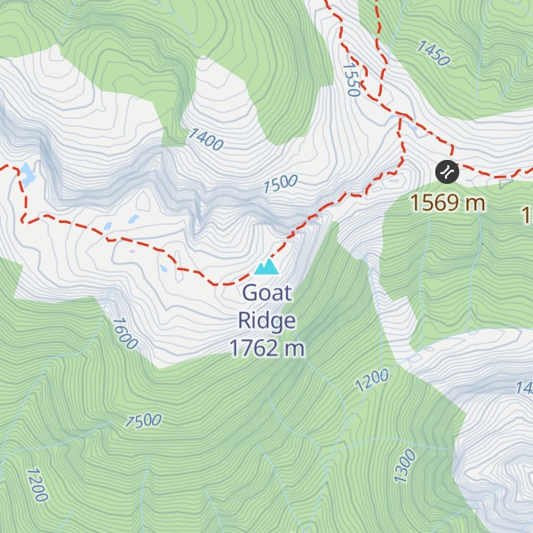 Map of Goat Ridge