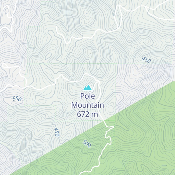 Map of Pole Mountain