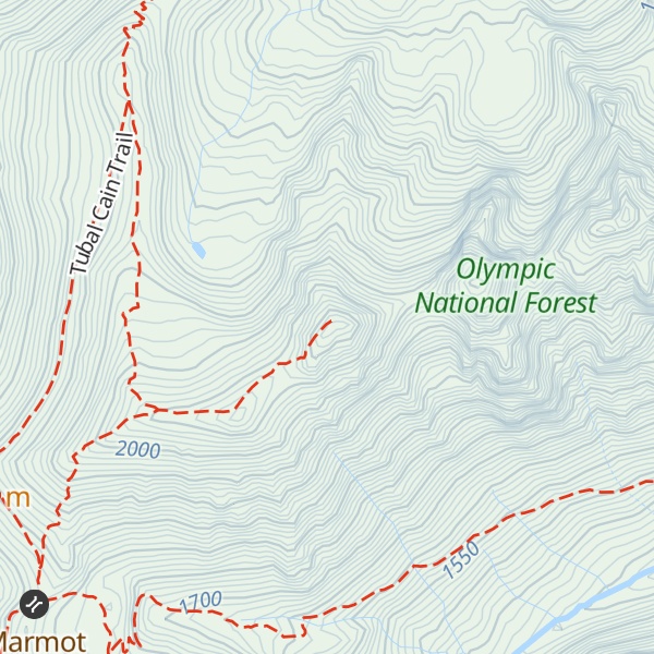 Map of Buckhorn Mountain