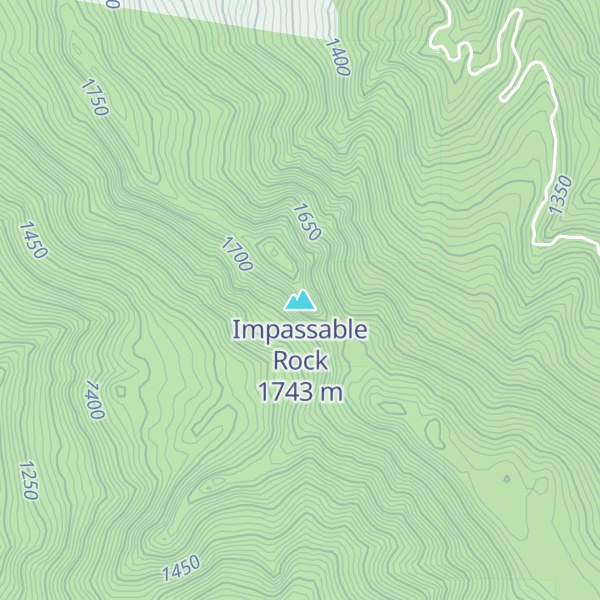 Map of Impassable Rock