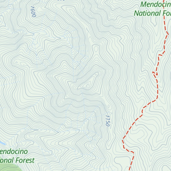 Map of Castle Peak