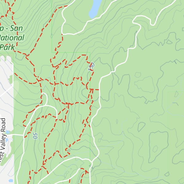 Map of Mitchell Hill