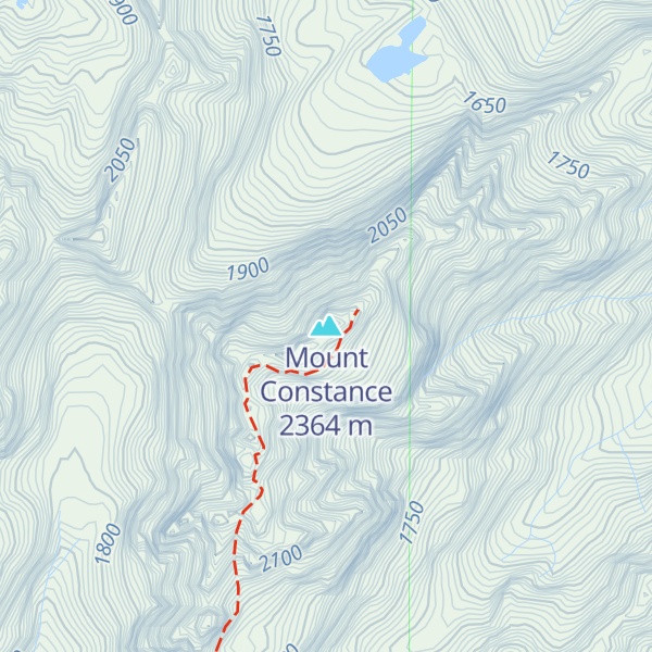 Map of Mount Constance