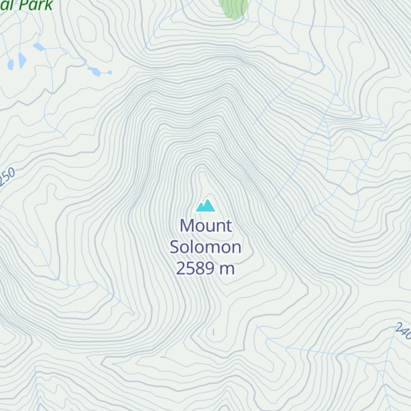 Map of Mount Solomon
