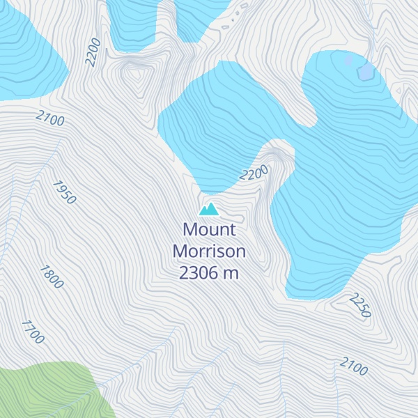 Map of Mount Morrison