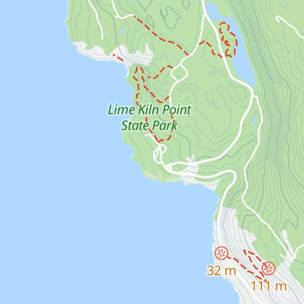 Map of Lime Kiln Point Interpretive Center