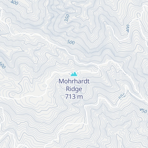 Map of Mohrhardt Ridge