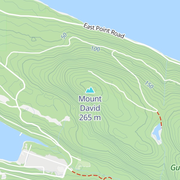 Map of Mount David
