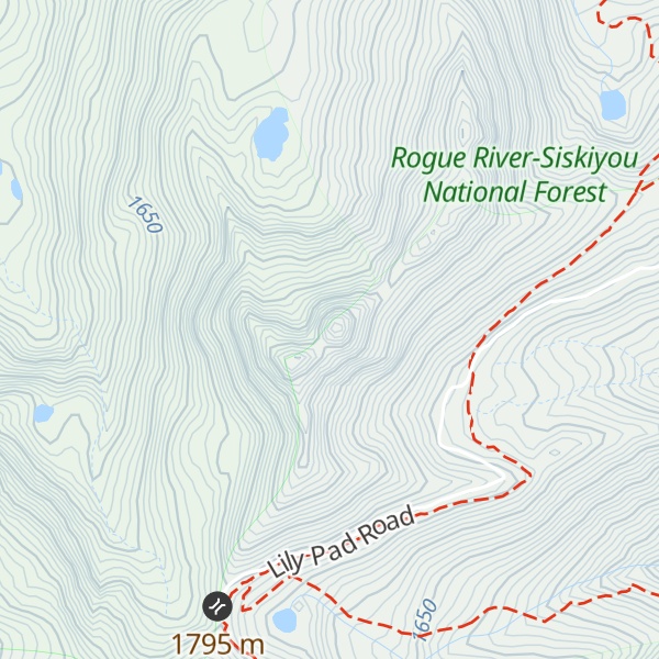 Map of Red Butte