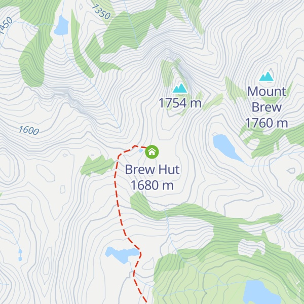 Map of Brew Hut