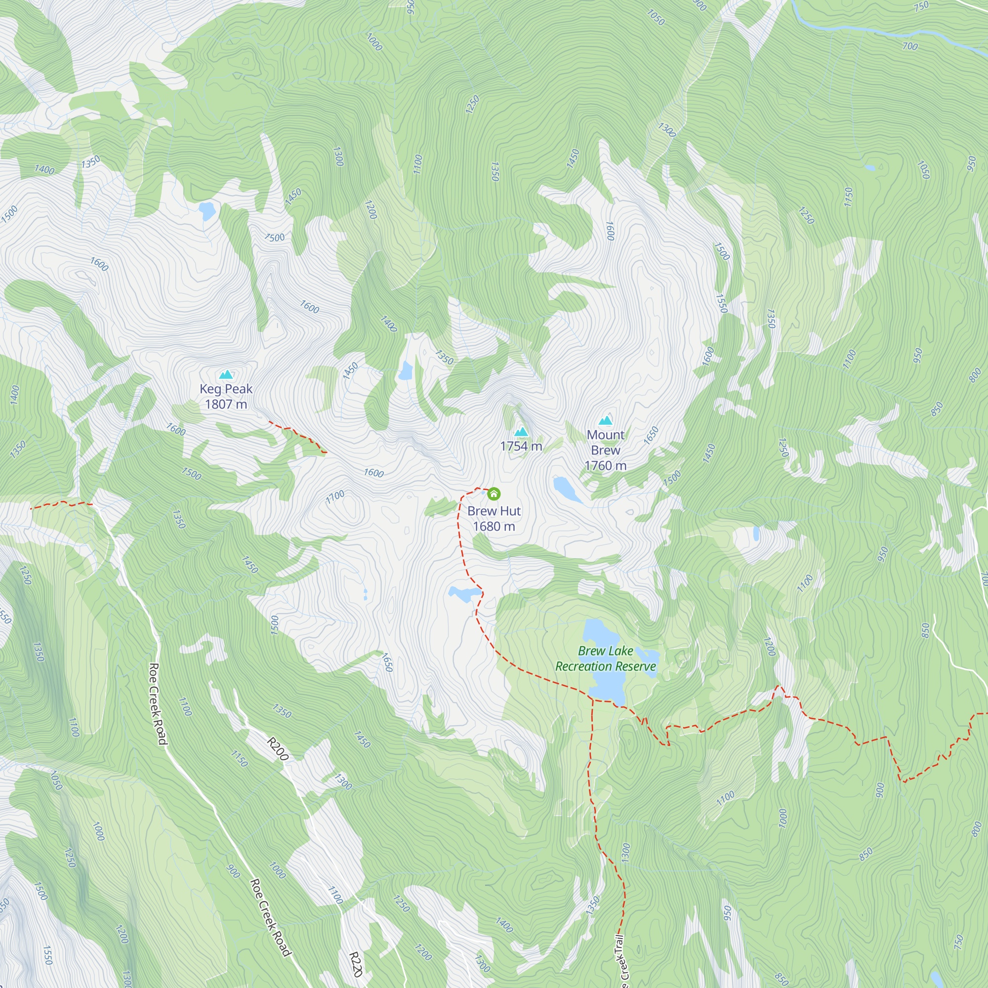 Brew Hut map