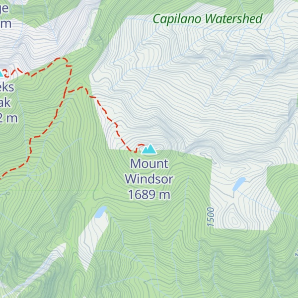 Map of Mount Windsor