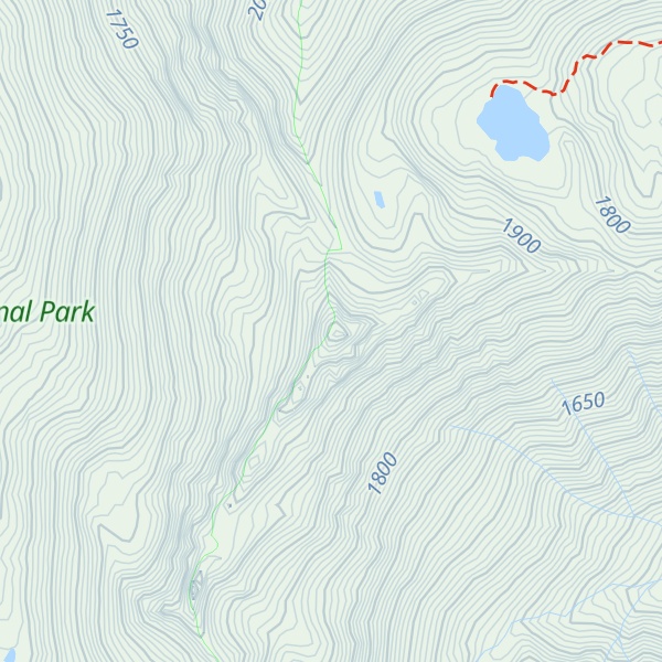 Map of Petunia Peak