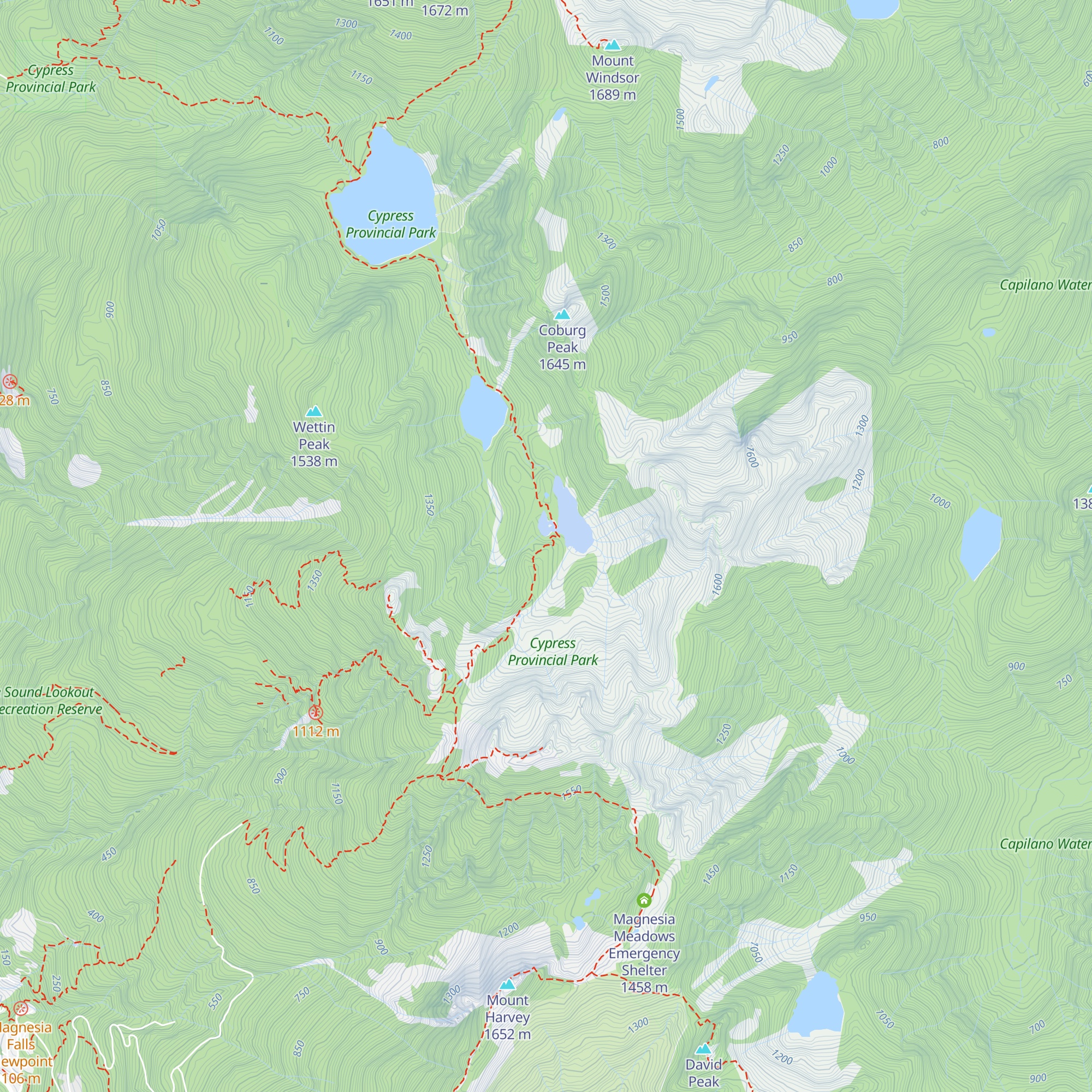 Brunswick Lake Emergency Shelter map