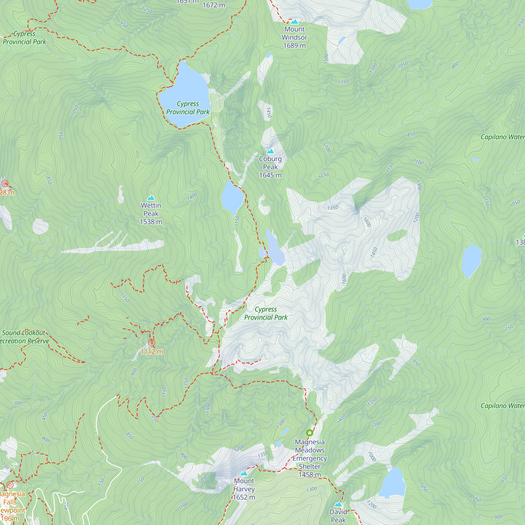 Brunswick Lake Emergency Shelter map