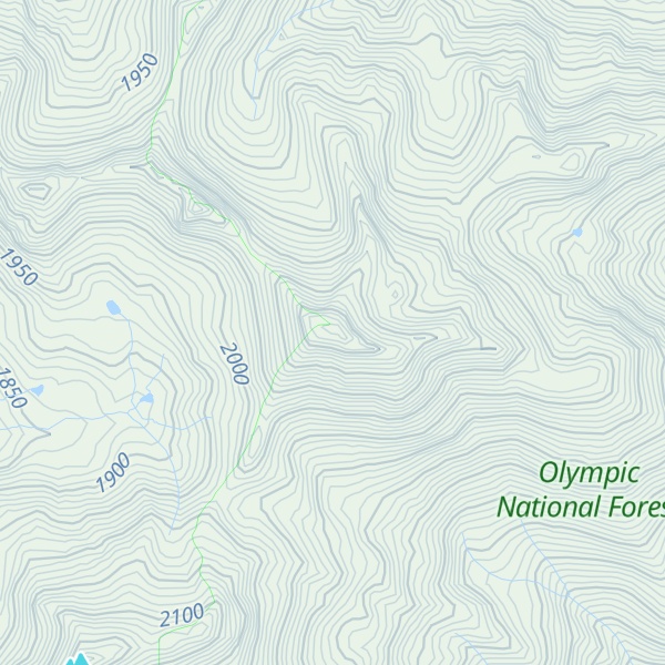 Map of Mount Fricaba