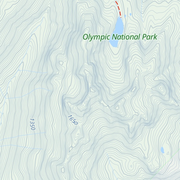 Map of Mount Bretherton