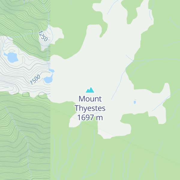 Map of Mount Thyestes