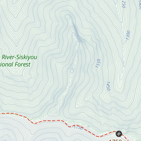 Map of Desolation Peak