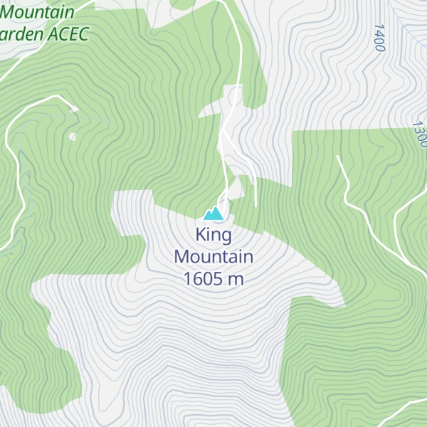 Map of King Mountain