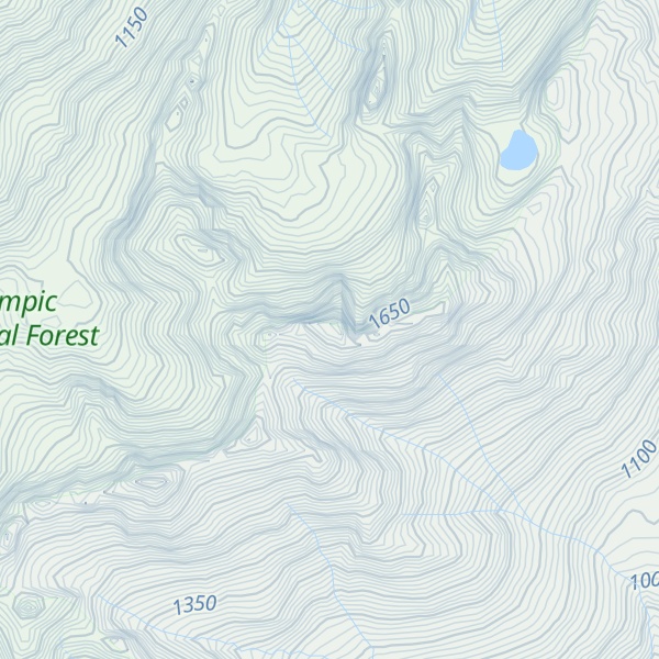 Map of Jefferson Peak