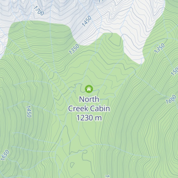 Map of North Creek Cabin
