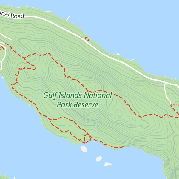 Map of Mount Norman