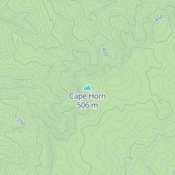 Map of Cape Horn