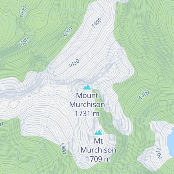 Map of Mount Murchison
