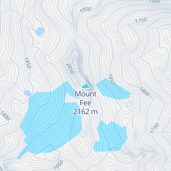 Map of Mount Fee