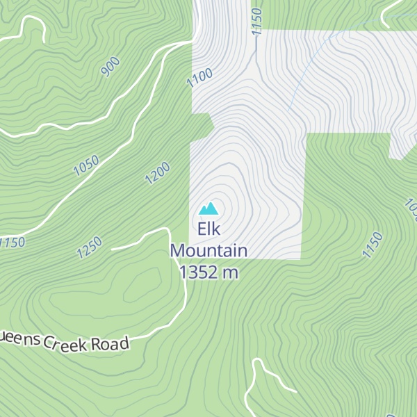 Map of Elk Mountain