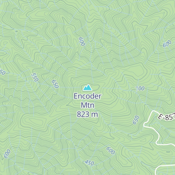 Map of Encoder Mtn