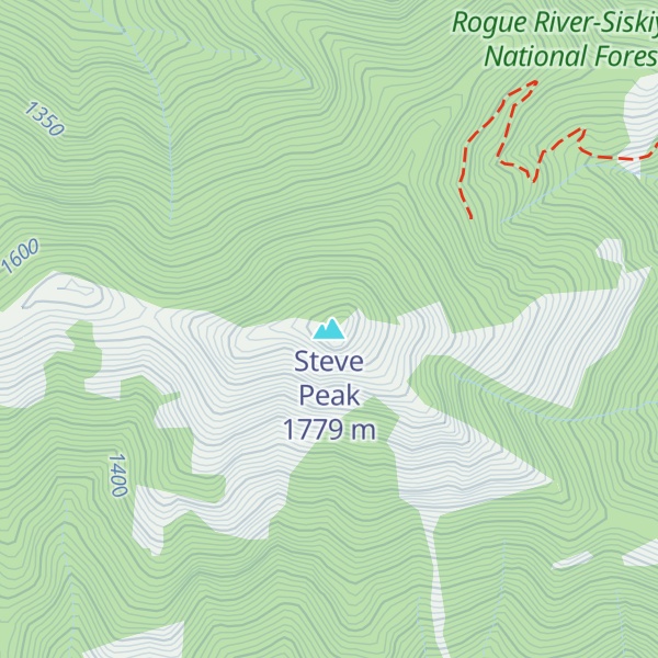 Map of Steve Peak