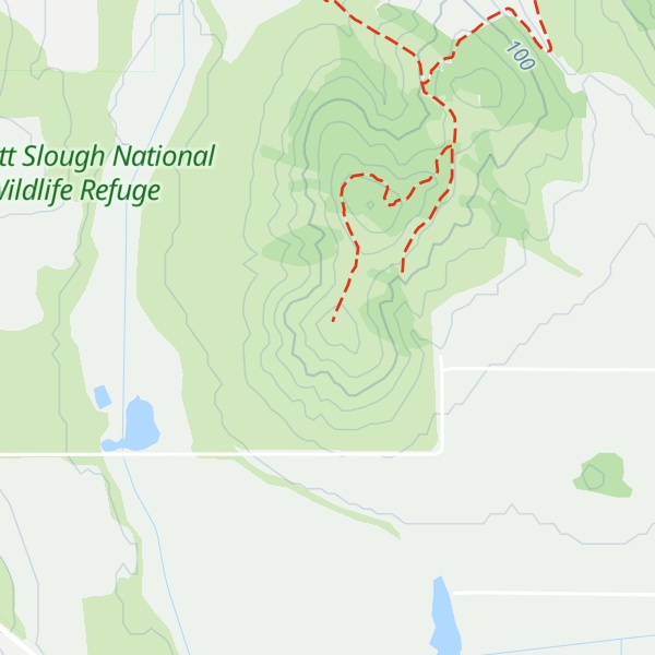 Map of Mount Baldy