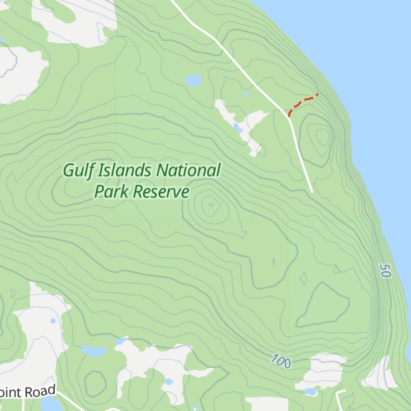 Map of Mount Menzies