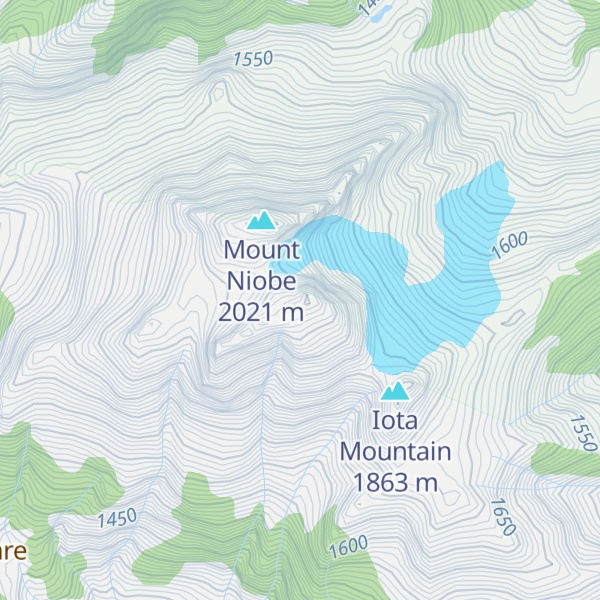 Map of Mount Pelops
