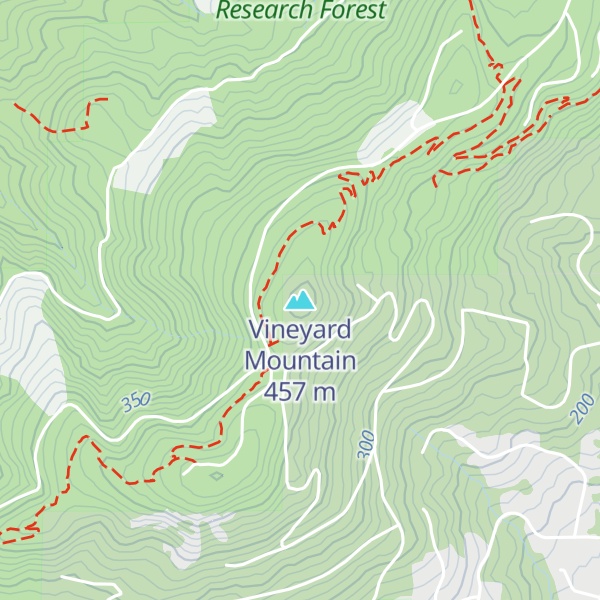 Map of Vineyard Mountain