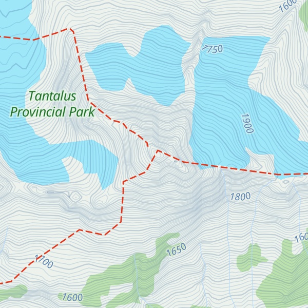 Map of Alpha Mountain