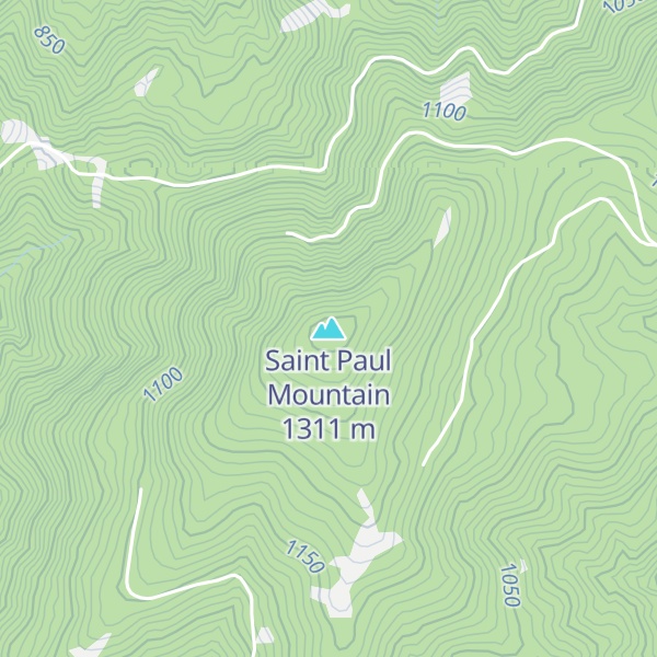 Map of Saint Paul Mountain