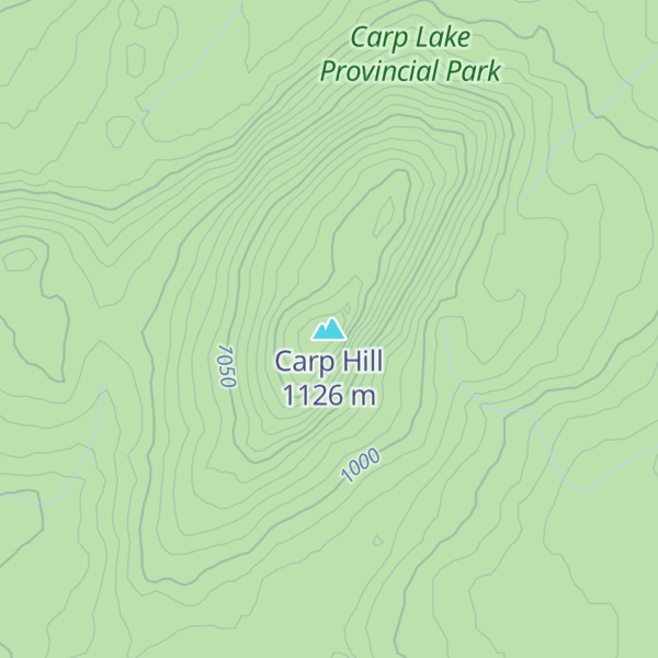 Map of Carp Hill