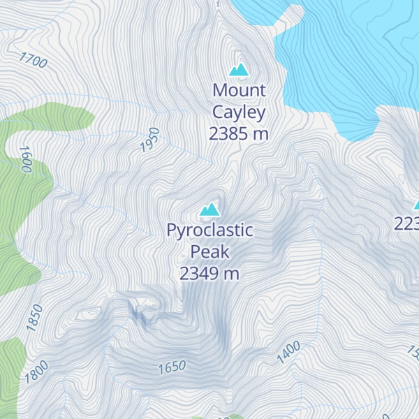 Map of Pyroclastic Peak