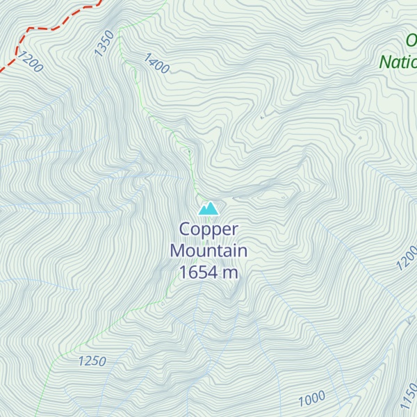 Map of Copper Mountain