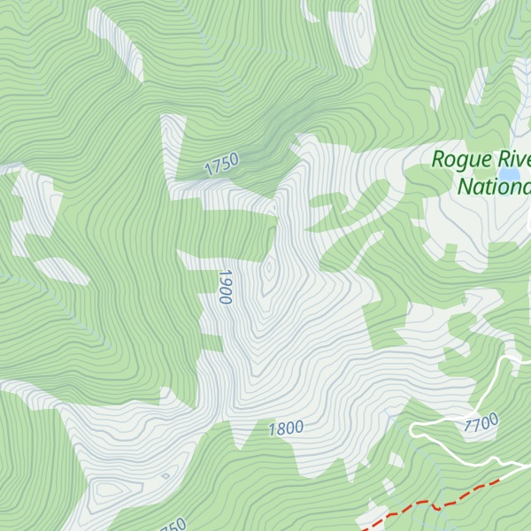 Map of Arnold Mountain