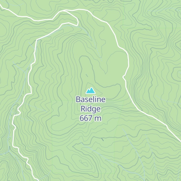 Map of Baseline Ridge