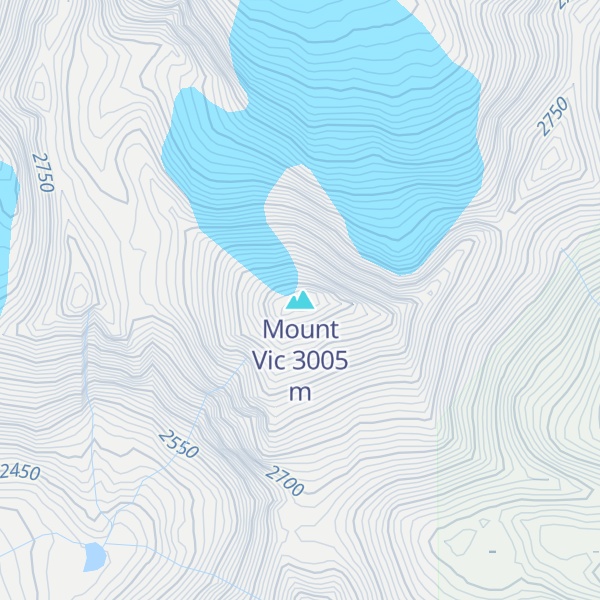 Map of Mount Vic