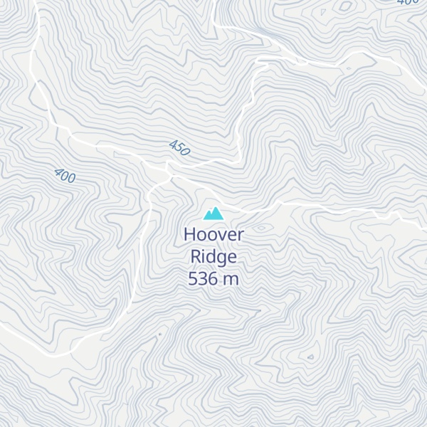 Map of Hoover Ridge