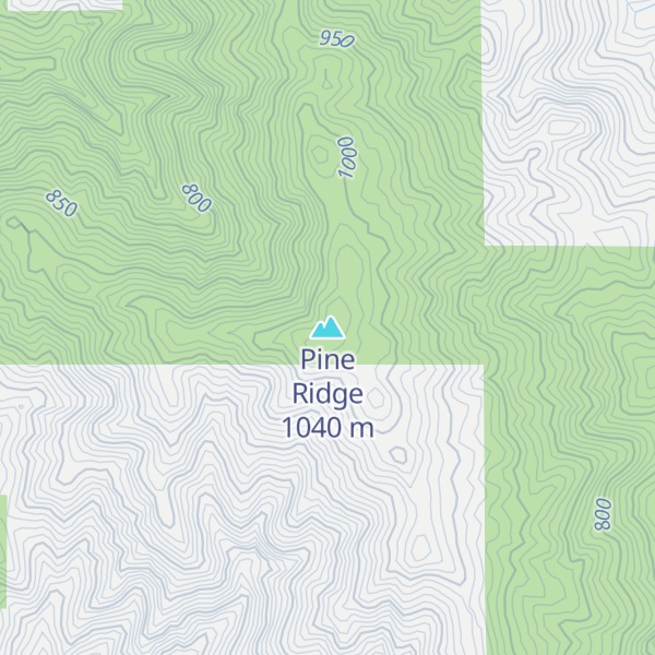 Map of Pine Ridge