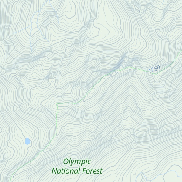 Map of Mount Henderson