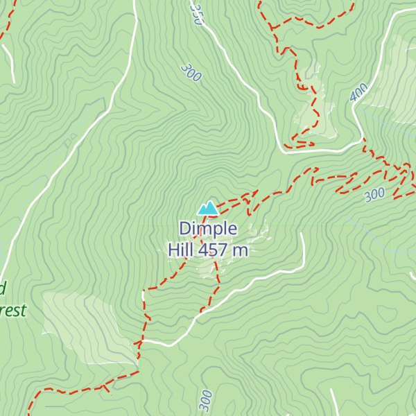 Map of Dimple Hill