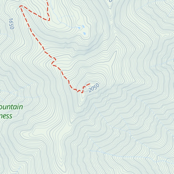 Map of Medicine Mountain